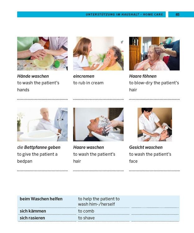 Produktbild: PONS Bildw&ouml;rterbuch Deutsch f&uuml;r Pflegekr&auml;fte