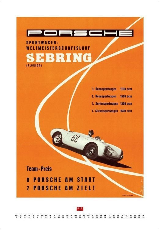 Produktbild: Porsche Rennplakate 2027