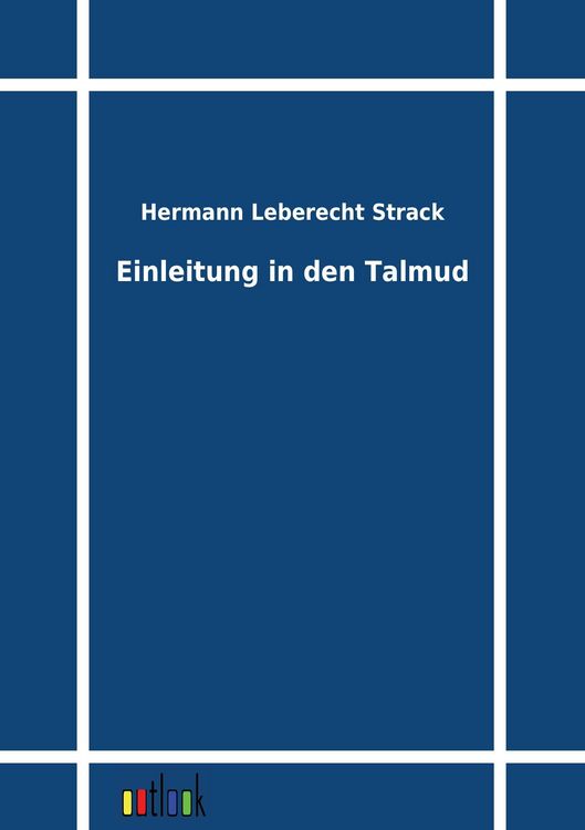 Produktbild: Einleitung in den Talmud