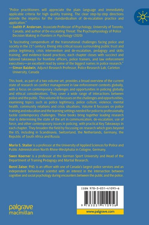 Produktbild: Police Conflict Management, Volume I