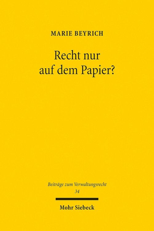 Produktbild: Recht nur auf dem Papier?