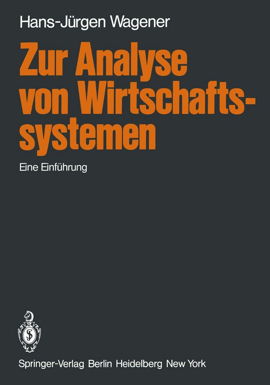 Produktbild: Zur Analyse von Wirtschaftssystemen