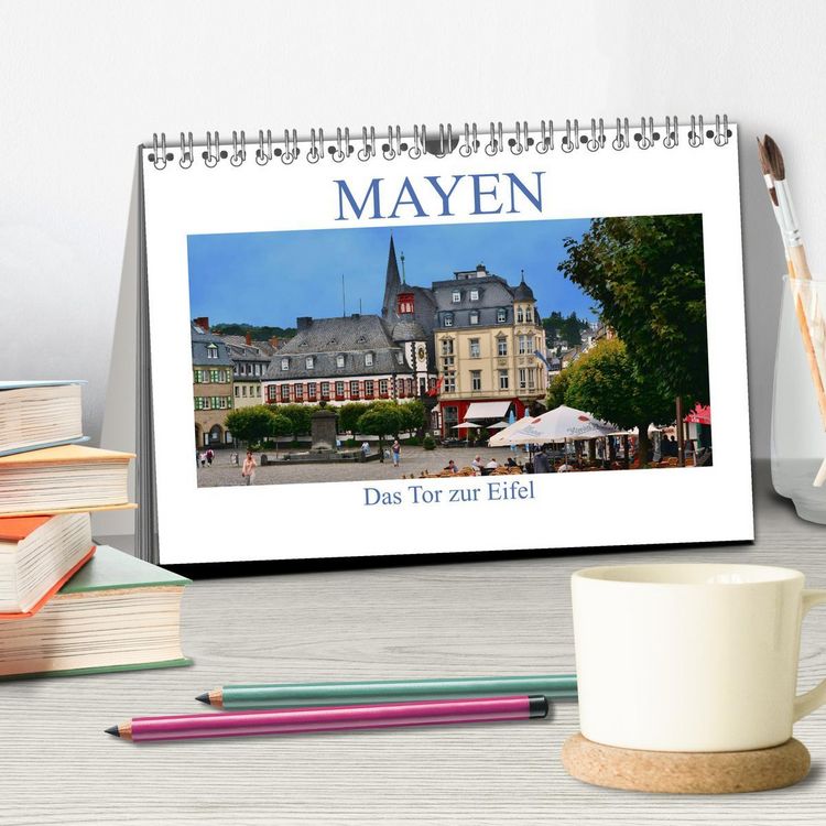 Produktbild: Mayen - Das Tor zur Eifel (Tischkalender 2026 DIN A5 quer), CALVENDO Monatskalender