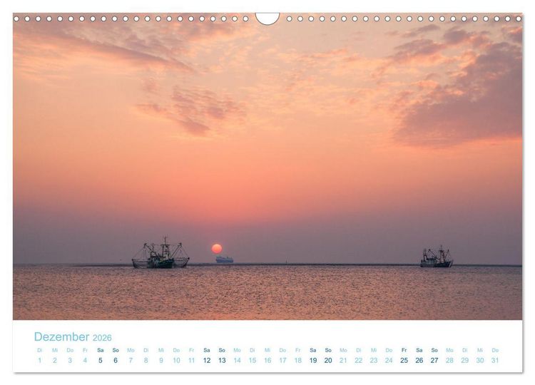 Produktbild: Moin Borkum (Wandkalender 2026 DIN A3 quer), CALVENDO Monatskalender