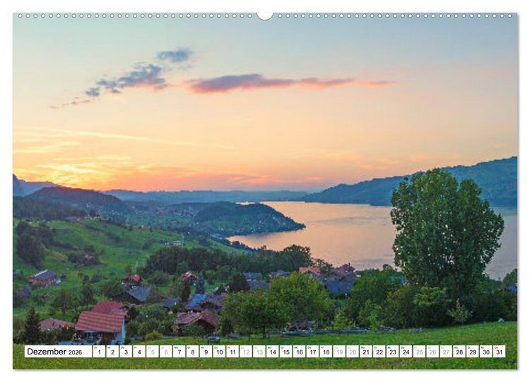 Produktbild: Faszination Berner Oberland - Thuner- und Brienzersee (hochwertiger Premium Wandkalender 2026 DIN A2 quer), Kunstdruck in Hochglanz
