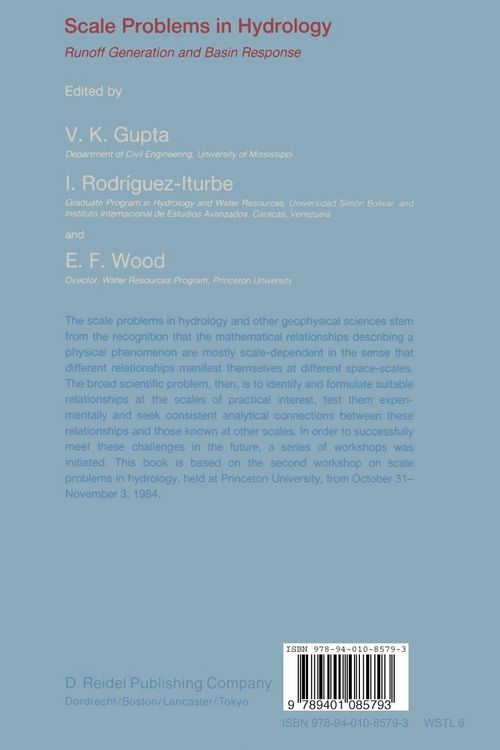 Produktbild: Scale Problems in Hydrology