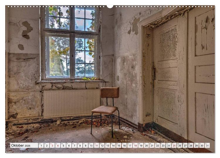 Produktbild: Heilst&auml;tten - verlassen und vergessen (hochwertiger Premium Wandkalender 2026 DIN A2 quer), Kunstdruck in Hochglanz