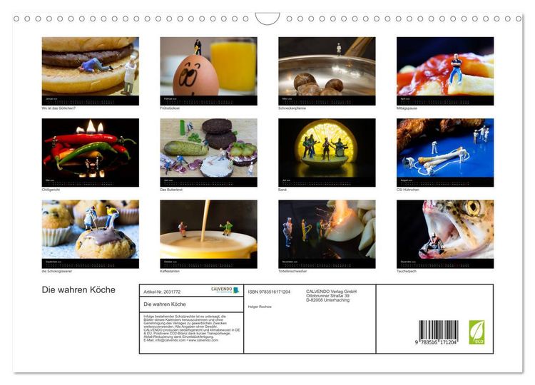 Produktbild: Die wahren K&ouml;che (Wandkalender 2026 DIN A3 quer), CALVENDO Monatskalender