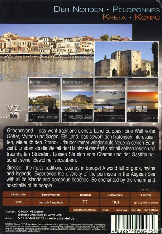 Produktbild: Insider - Griechenland-Paket [4 DVDs]