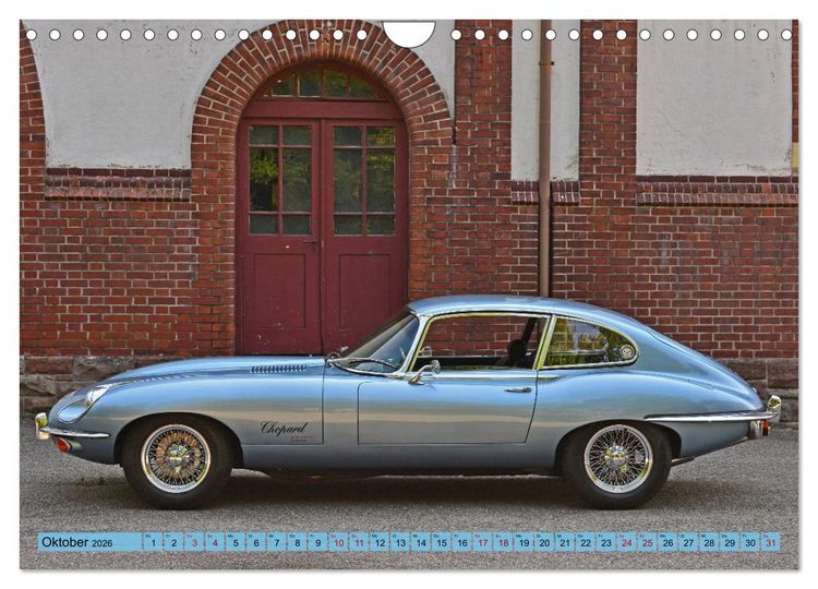 Produktbild: Jaguar E-Type - Die Raubkatze (Wandkalender 2026 DIN A4 quer), CALVENDO Monatskalender