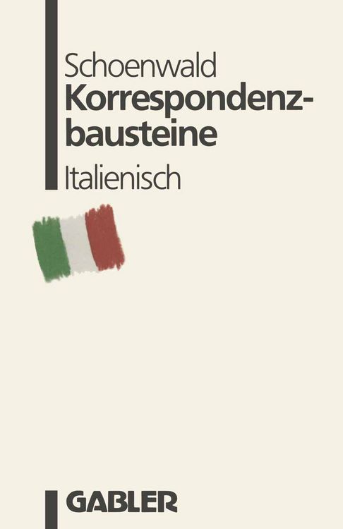 Produktbild: Korrespondenzbausteine Italienisch