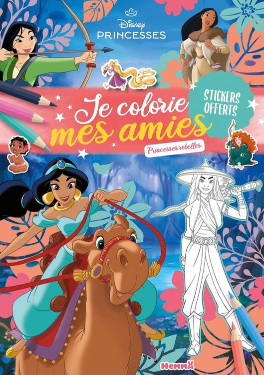 Produktbild: Je colorie mes amies : princesses rebelles : stickers
