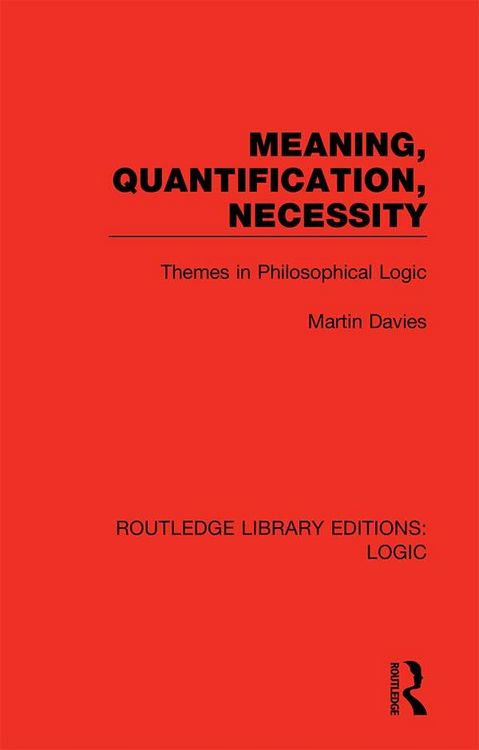 Produktbild: Meaning, Quantification, Necessity