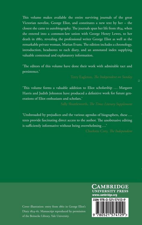 Produktbild: The Journals of George Eliot