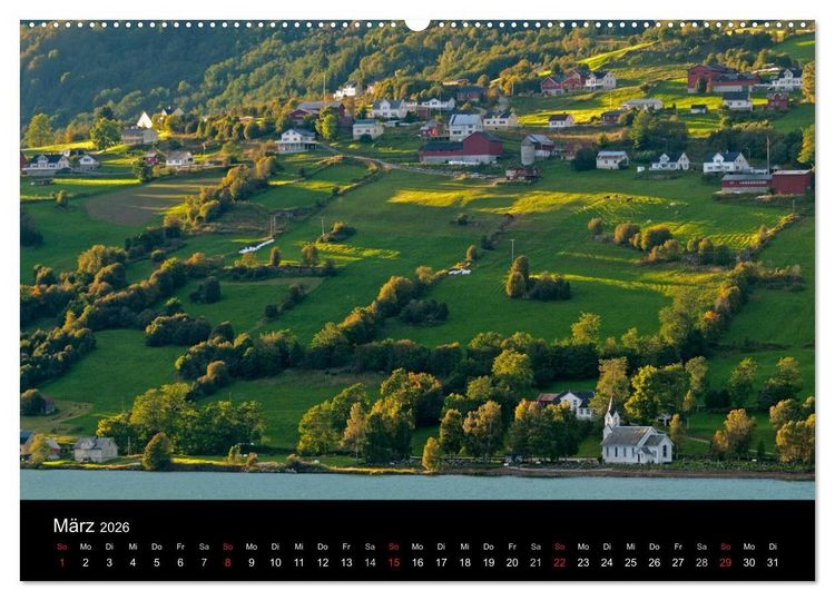 Produktbild: Norwegen (Wandkalender 2026 DIN A2 quer), CALVENDO Monatskalender
