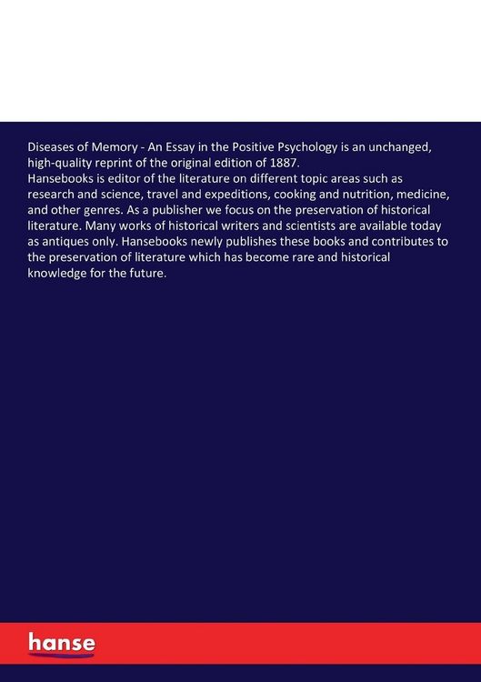 Produktbild: Diseases of Memory