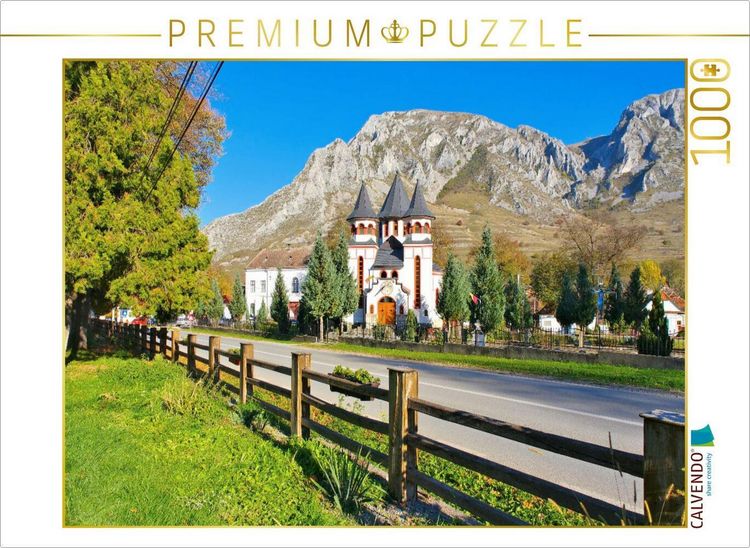 Produktbild: CALVENDO Puzzle Orthodoxe Kirche Rimetea | 1000 Teile Lege-Gr&ouml;&szlig;e 64x48cm Foto-Puzzle f&uuml;r gl&uuml;ckliche Stunden