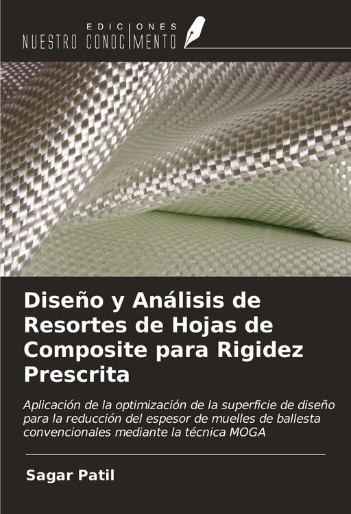 Produktbild: Dise&ntilde;o y An&aacute;lisis de Resortes de Hojas de Composite para Rigidez Prescrita