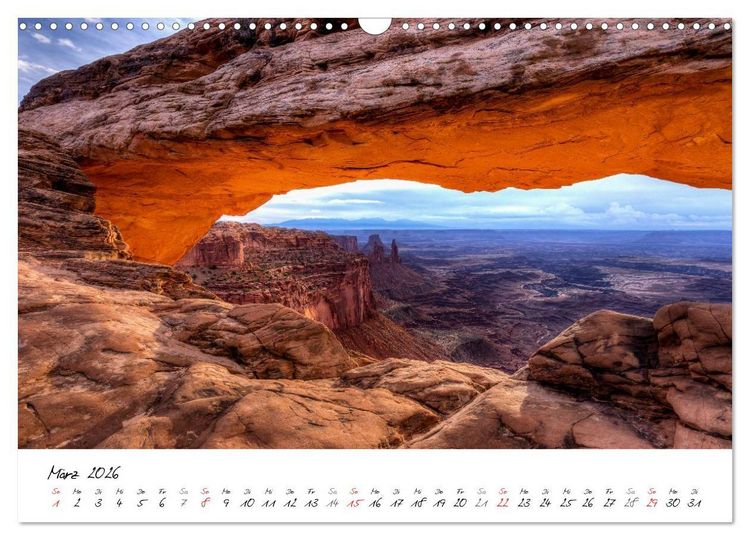 Produktbild: National-Parks der USA (Wandkalender 2026 DIN A3 quer), CALVENDO Monatskalender