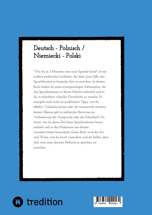 Produktbild: Wie du in 3 Monaten eine neue Sprache lernst - bilingual