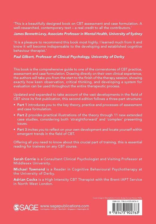 Produktbild: Assessment and Case Formulation in Cognitive Behavioural Therapy