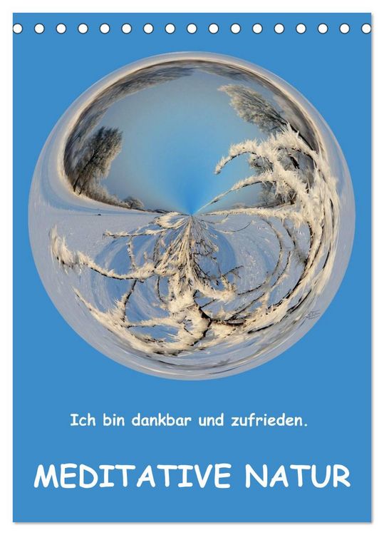 Produktbild: Meditative Natur (Tischkalender 2026 DIN A5 hoch), CALVENDO Monatskalender