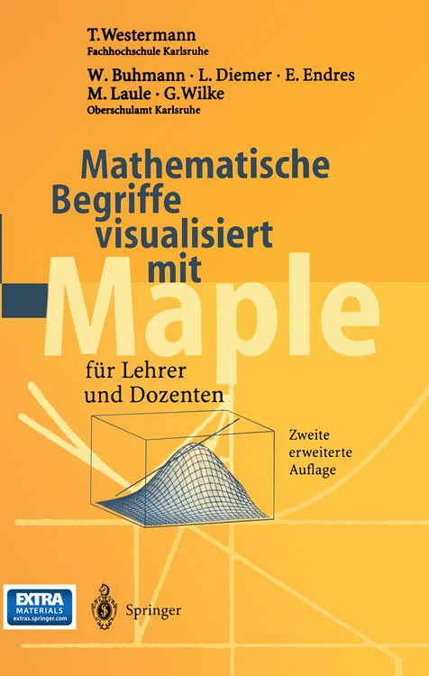 Produktbild: Mathematische Begriffe visualisiert mit Maple