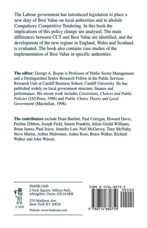 Produktbild: Managing Local Services