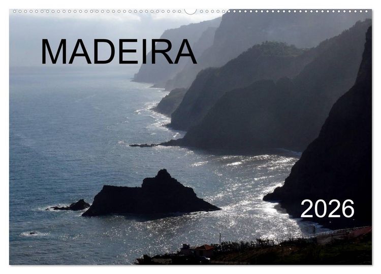Produktbild: Madeira 2026 (Wandkalender 2026 DIN A2 quer), CALVENDO Monatskalender