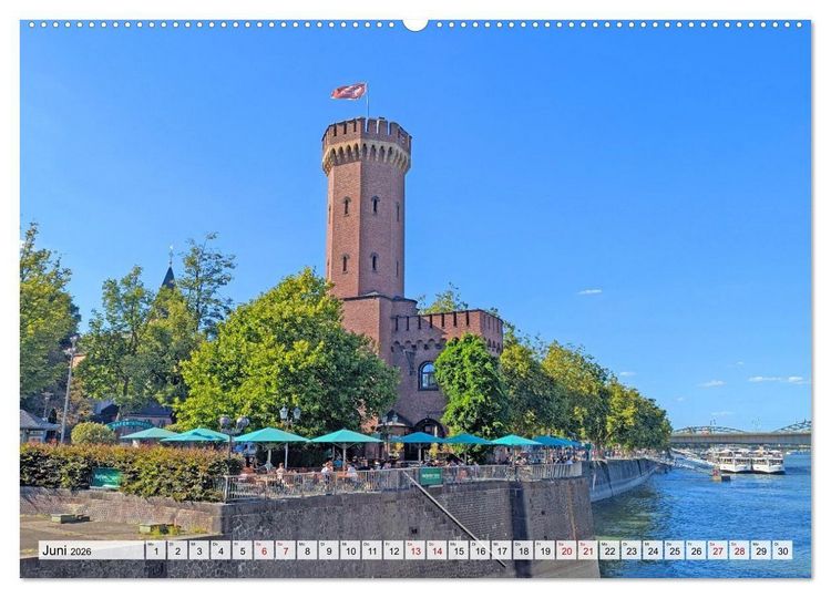 Produktbild: K&ouml;ln Perspektiven einer Stadt (Wandkalender 2026 DIN A2 quer), CALVENDO Monatskalender