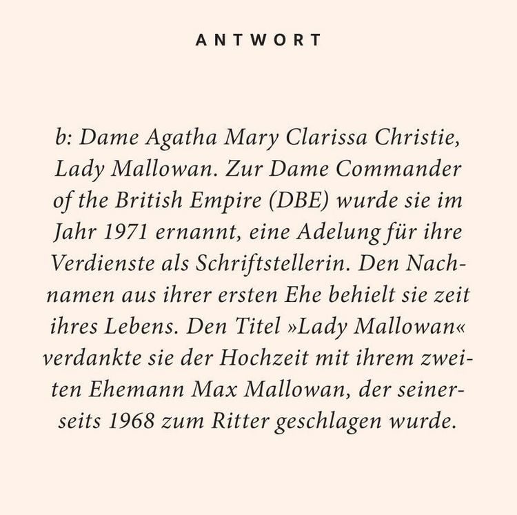 Produktbild: Agatha Christie-Quiz