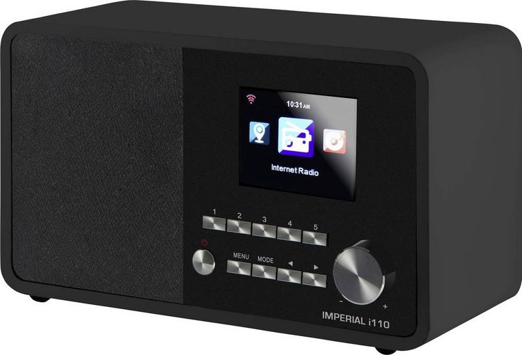 Produktbild: Imperial i110 Internet Tischradio Internet USB, Internetradio Schwarz
