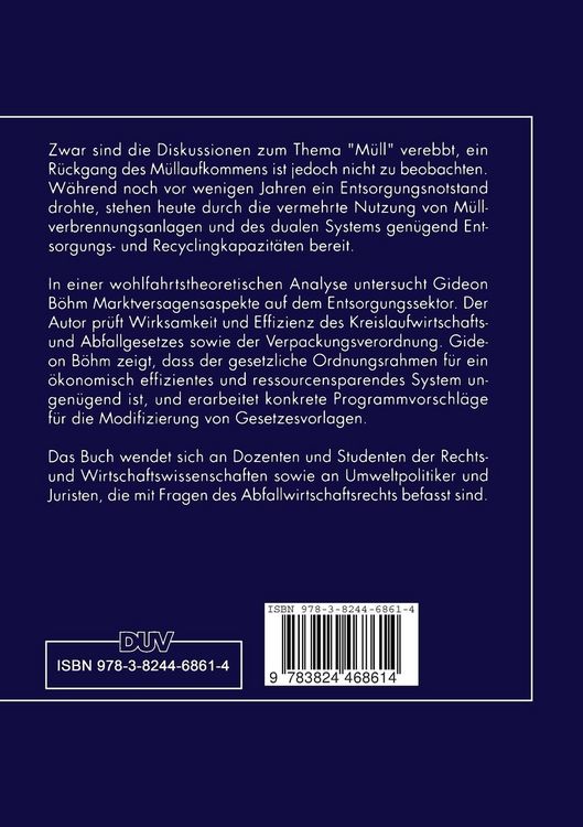 Produktbild: Umweltpolitische Instrumente und Abfallwirtschaftsrecht