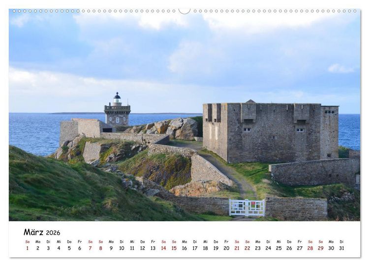 Produktbild: Bretagne. D&eacute;partement Finist&egrave;re - C&ocirc;te des Abers (Wandkalender 2026 DIN A2 quer), CALVENDO Monatskalender
