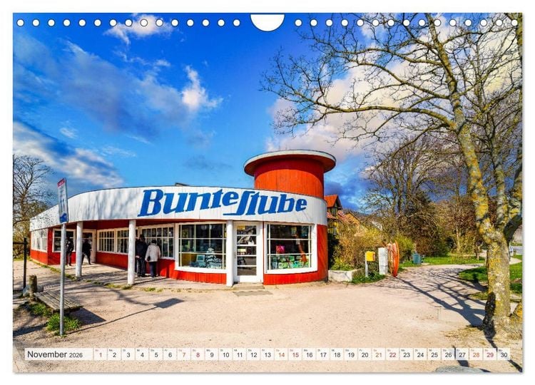 Produktbild: Ahrenshoop Impressionen (Wandkalender 2026 DIN A4 quer), CALVENDO Monatskalender