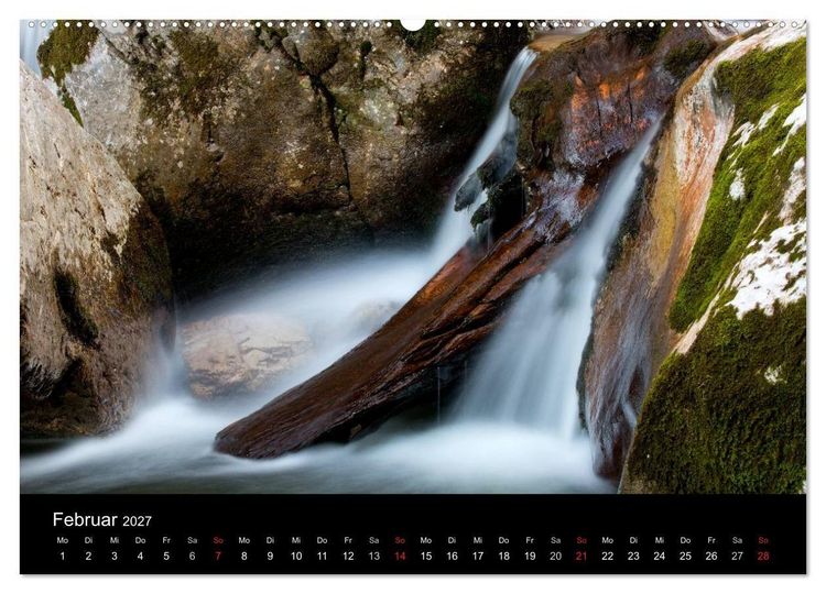 Produktbild: Kuhflucht Wasserf&auml;lle bei Farchant (Wandkalender 2027 DIN A2 quer), CALVENDO Monatskalender