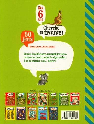 Produktbild: Cherche et trouve : 50 jeux