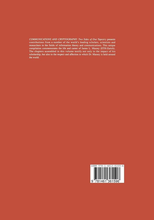 Produktbild: Communications and Cryptography