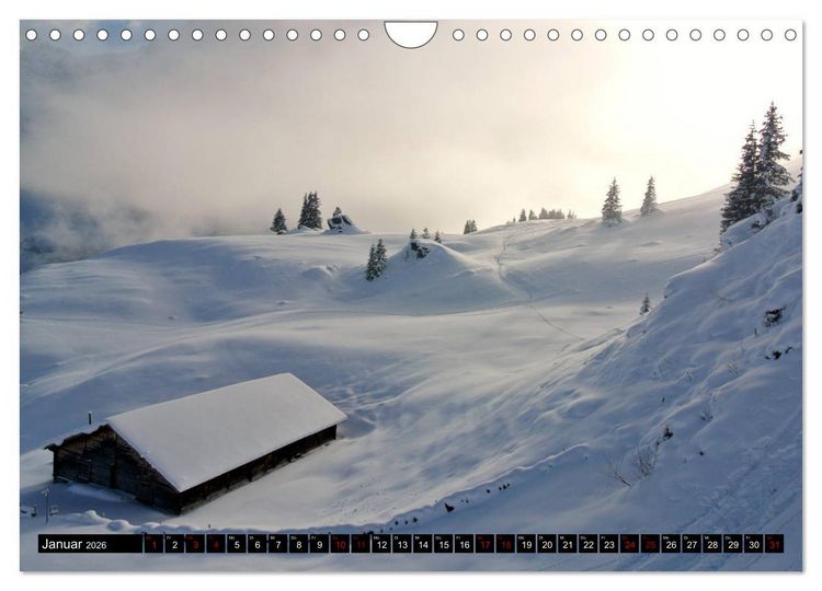 Produktbild: Bergmagie &ndash; Fotos aus dem Berner Oberland (Wandkalender 2026 DIN A4 quer), CALVENDO Monatskalender