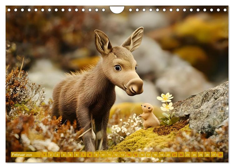 Produktbild: Emil und die Wunder der Natur (Wandkalender 2026 DIN A4 quer), CALVENDO Monatskalender