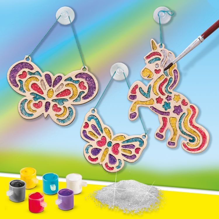 Produktbild: SES Creative Kreativset Easy diamonds Sonnenf&auml;nger Holz