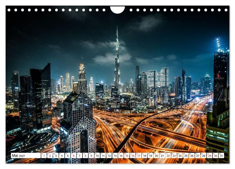 Produktbild: Wundervolles Dubai (Wandkalender 2027 DIN A4 quer), CALVENDO Monatskalender