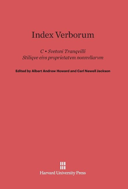 Produktbild: Index Verborum