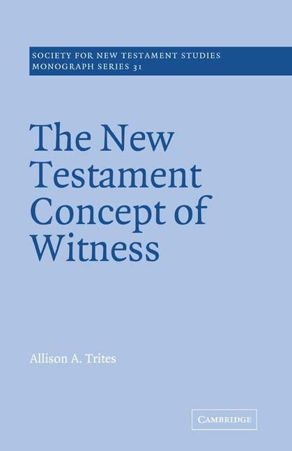 Produktbild: The New Testament Concept of Witness