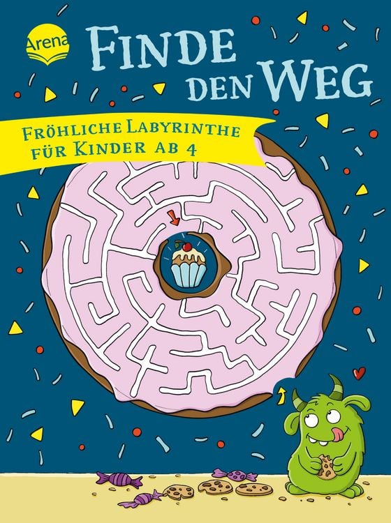 Produktbild: Finde den Weg. Fr&ouml;hliche Labyrinthe f&uuml;r Kinder ab 4
