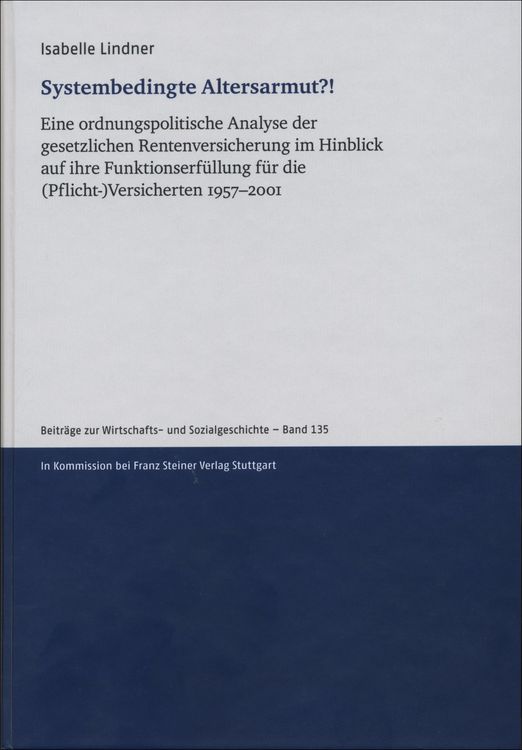 Produktbild: Systembedingte Altersarmut?!