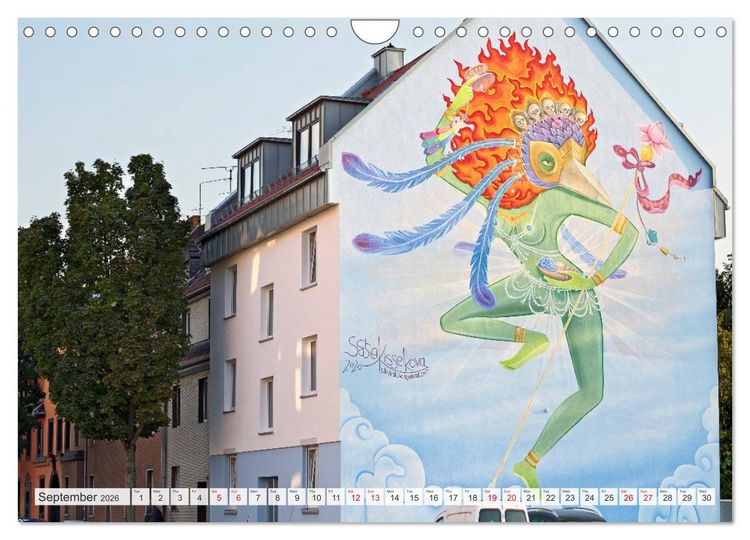 Produktbild: COLOGNE STREETART GALLERY (Wall Calendar 2026 DIN A4 landscape), CALVENDO 12 Month Wall Calendar