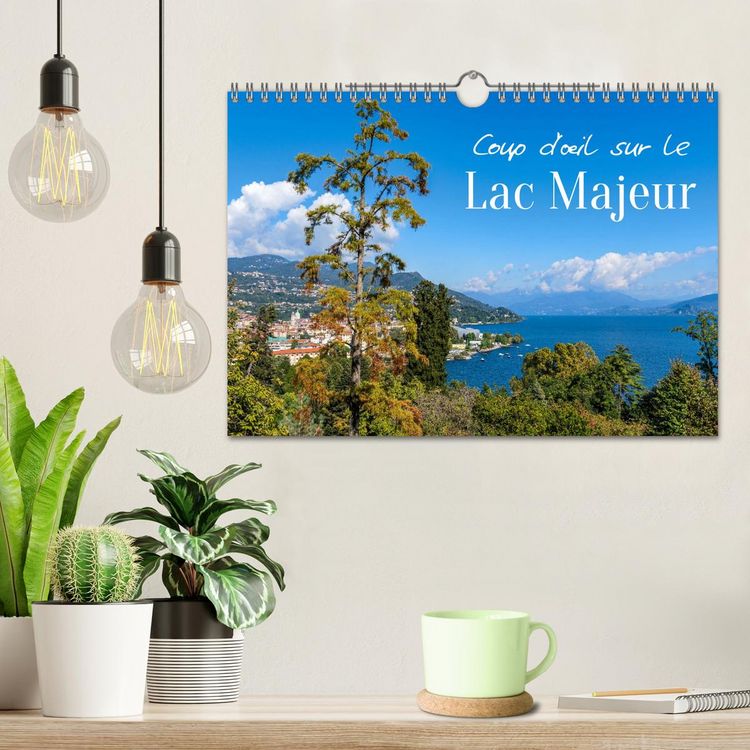 Produktbild: Coup d'&oelig;il sur le Lac Majeur (Calendrier mural 2026 DIN A4 vertical), CALVENDO calendrier mensuel