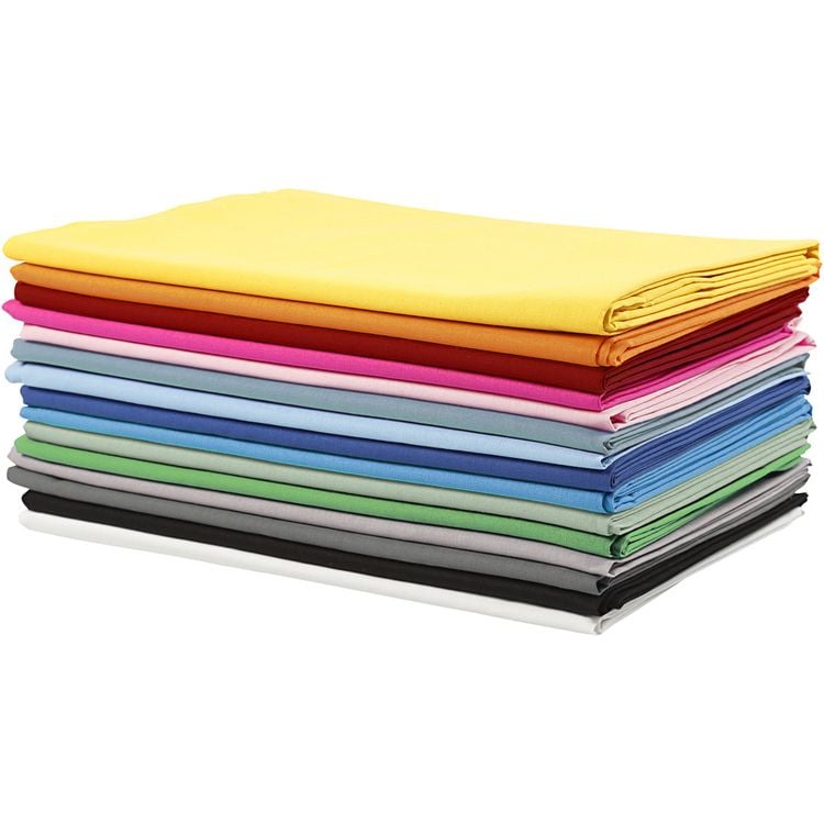 Produktbild: Creativ Company Stoff, B 145 cm, 140 g, sortierte Farben, 15x2 m