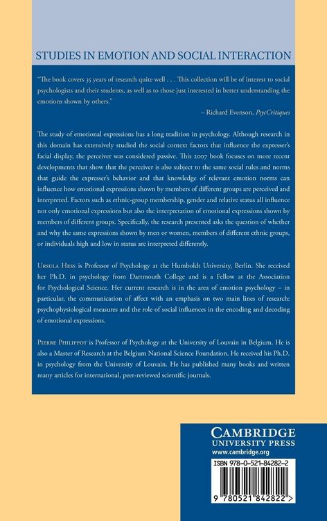 Produktbild: Group Dynamics and Emotional Expression